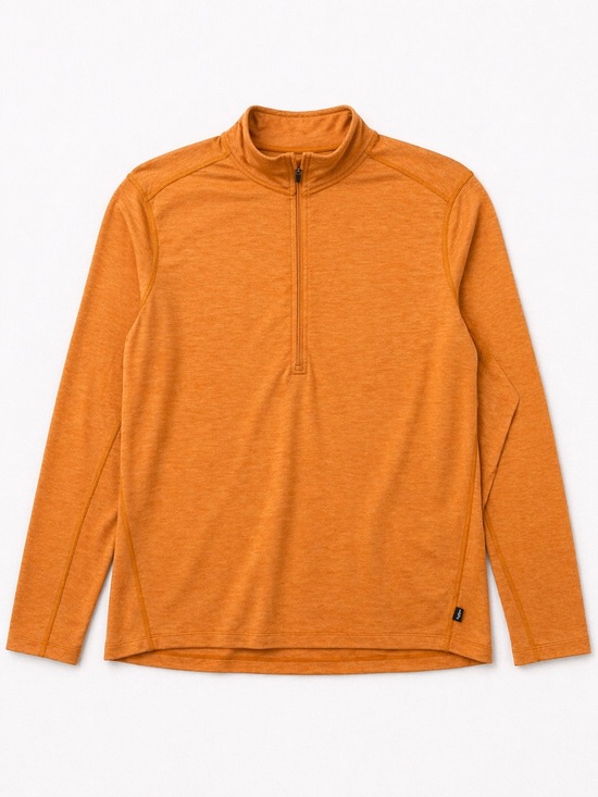 REI Other - REI Co-op Men’s 1X Orange Quarter Zip Pullover Thumbholes Hiking Athletic